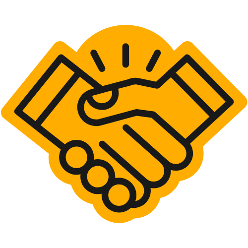 Deux mains qui se serrent