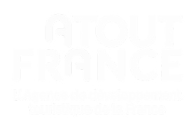 Logo Atout France en blanc